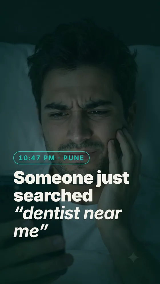 Frames from a vertical video ad produced by Webflip Media