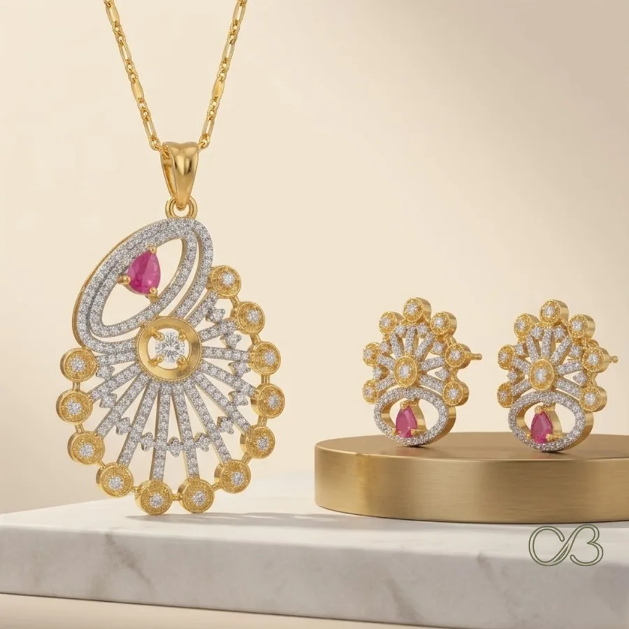 Ornabling pendant set campaign creative